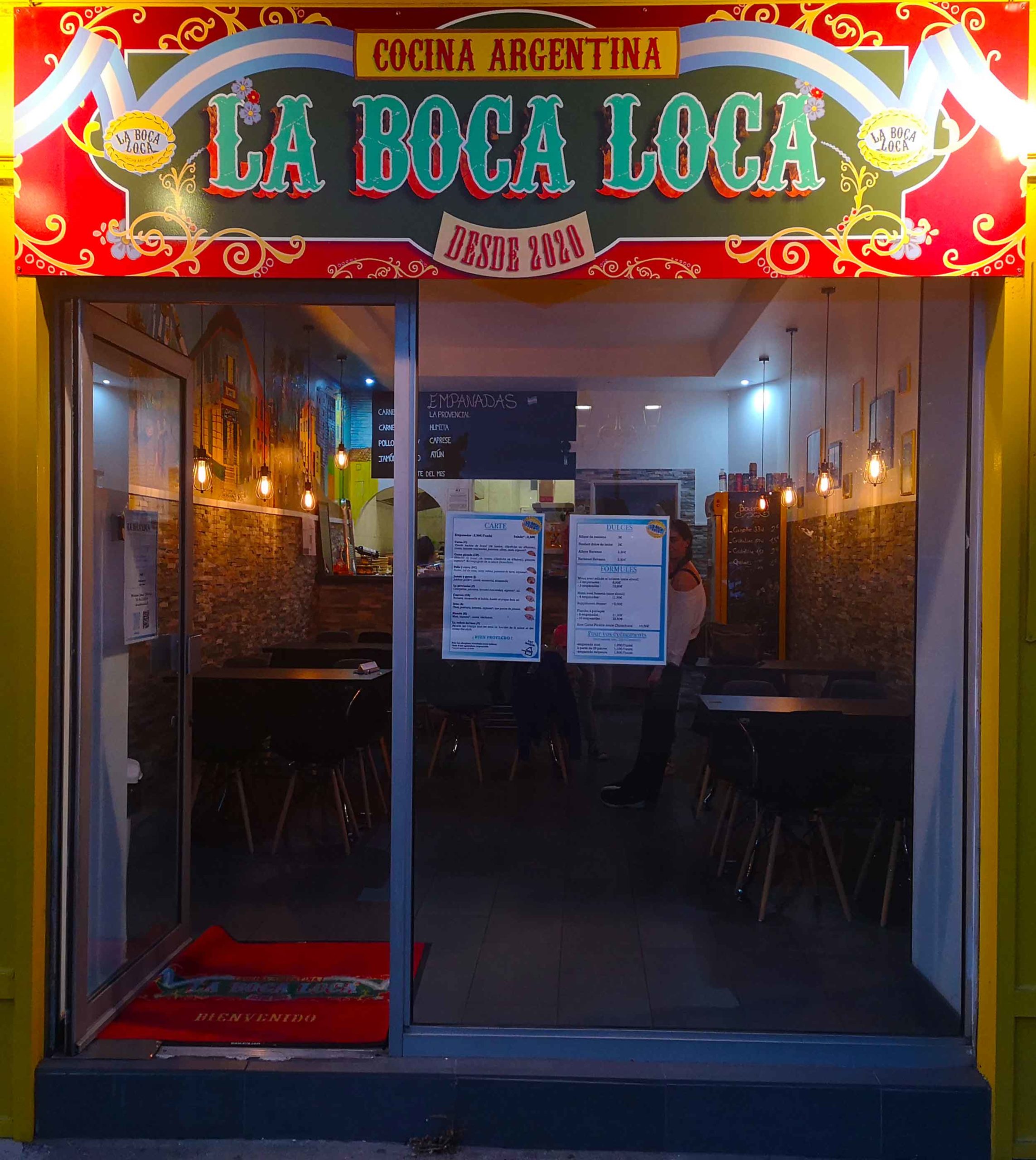 La Boca Loca restaurant empanada argentina ales