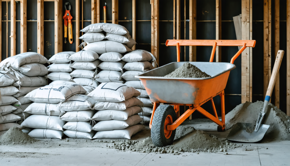 découvrez combien de sacs de ciment sont nécessaires pour réaliser 1 mètre cube de béton et optimisez vos achats de matériaux de construction.