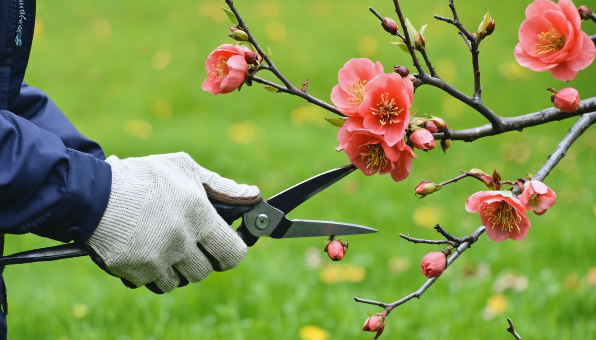 découvrez notre guide pratique pour réussir la taille de votre cognassier du japon au printemps et favoriser une croissance saine et florissante.